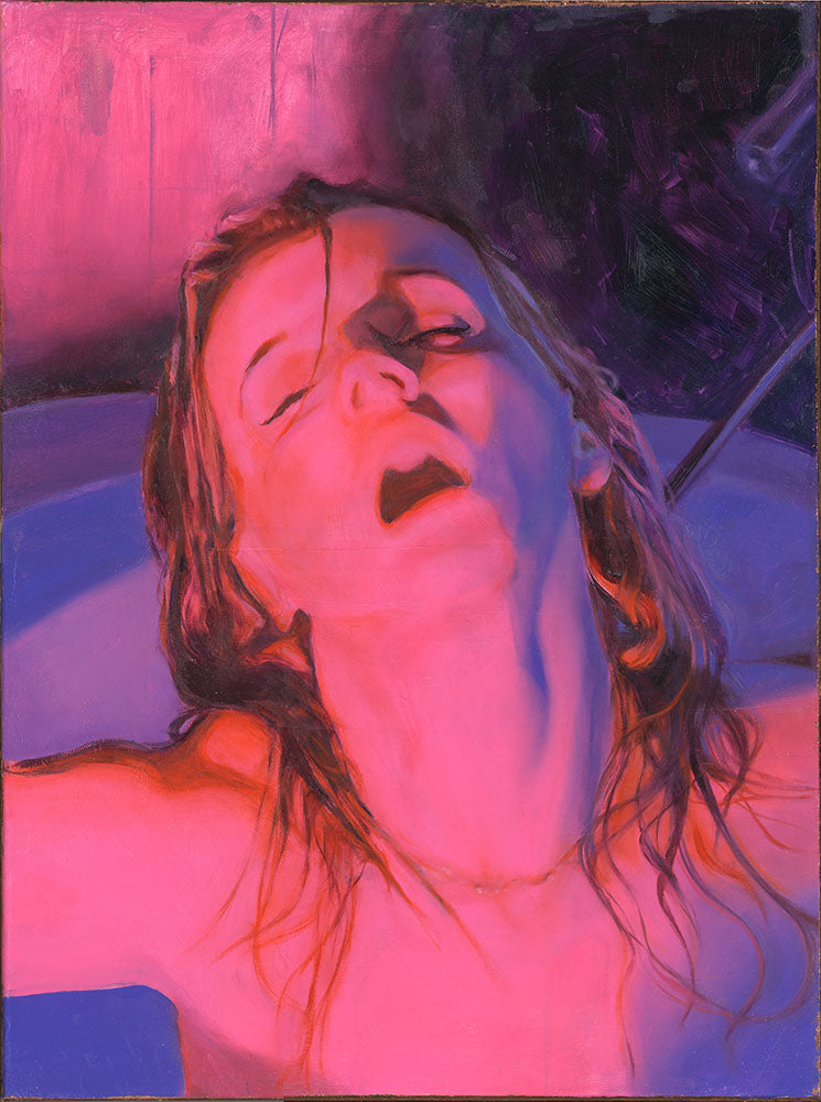 Classic — oil on canvas self-portrait by Summer Voelker, 24 × 18 inches