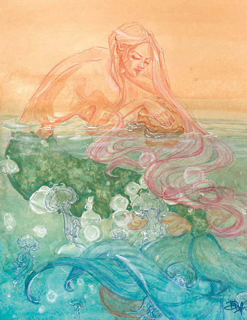 Storybook Mermaid - Slow Burn Studio